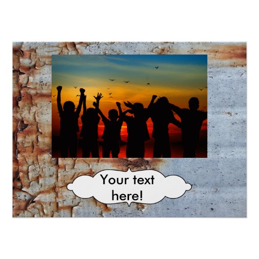 ペンキの質の皮をむくこと ポスター (正面)