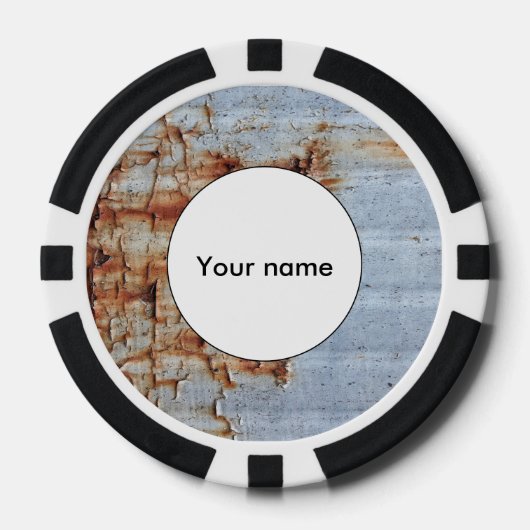 ペンキの質の皮をむくこと ポーカーチップ (正面)