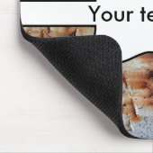 ペンキの質の皮をむくこと マウスパッド (コーナー)