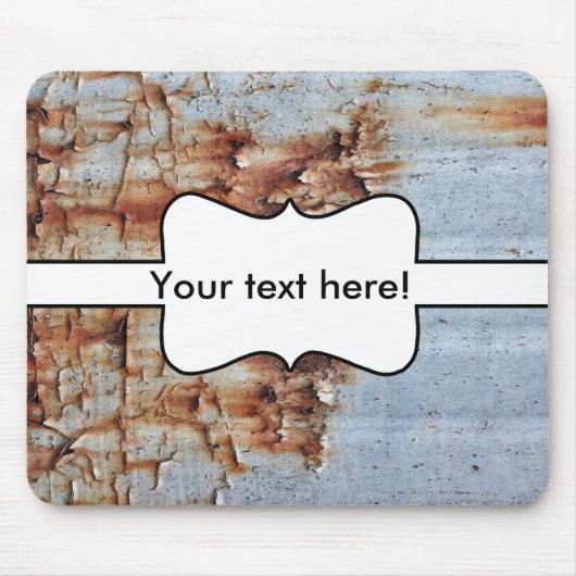 ペンキの質の皮をむくこと マウスパッド (正面)