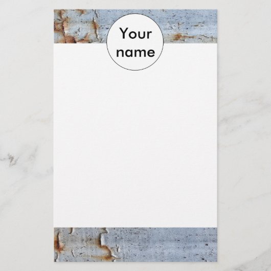 ペンキの質の皮をむくこと 便箋 (正面)