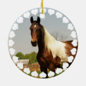 ペンキの馬のオーナメント セラミックオーナメント (裏面)