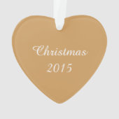 ペンキの馬のクリスマスオーナメント オーナメント (裏面)