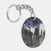 ペンキの馬のグループ キーホルダー (正面左)