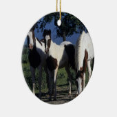 ペンキの馬のグループ セラミックオーナメント (右)