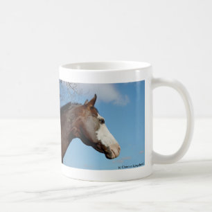 ペンキの馬のマグ コーヒーマグカップ