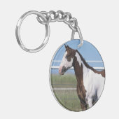 ペンキの馬の地位 キーホルダー (正面左)