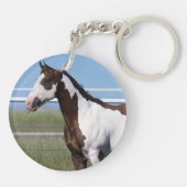 ペンキの馬の地位 キーホルダー (裏面)