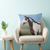 ペンキの馬の地位 クッション (椅子)