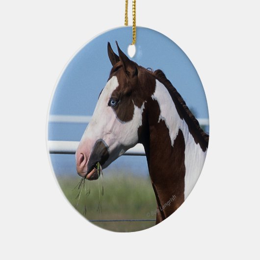 ペンキの馬の地位 セラミックオーナメント (右)