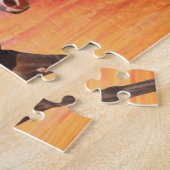 ペンキの馬の日の出のパズル ジグソーパズル (側面)