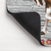 ペンキの馬の石のmousepad マウスパッド (コーナー)