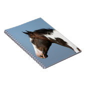 ペンキの馬のHeadshot 1 ノートブック (右側)