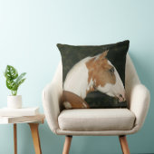 ペンキの馬のHeadshot 2 クッション (椅子)