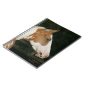 ペンキの馬のHeadshot 2 ノートブック (左側)