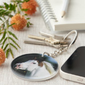 ペンキの馬のHeadshot 3 キーホルダー (正面右)