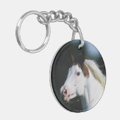 ペンキの馬のHeadshot 3 キーホルダー (正面左)
