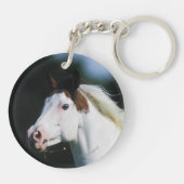 ペンキの馬のHeadshot 3 キーホルダー (裏面)