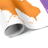 ペンキの（ばちゃばちゃ）跳ねるの包装紙 ラッピングペーパー (ロールコーナー)