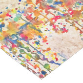 ペンキの（ばちゃばちゃ）跳ねるの抽象芸術のテーブルのランナー ショートテーブルランナー (コーナー)