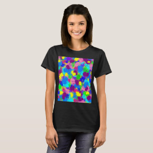 ペンキの(ばちゃばちゃ)跳ねる Tシャツ