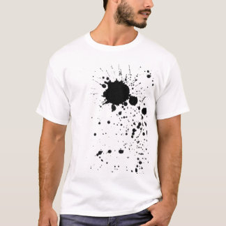 ペンキの（ばちゃばちゃ）跳ねる Tシャツ