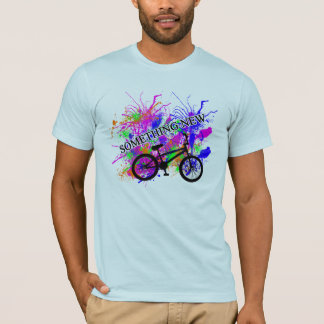 ペンキの（ばちゃばちゃ）跳ねるBMX Tシャツ