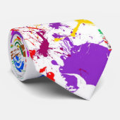 ペンキのSplatのタイ ネクタイ (ロール)