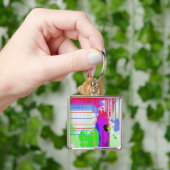 ペンキははねかけます キーホルダー (手)