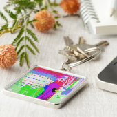 ペンキははねかけます キーホルダー (側面)