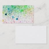 ペンキは名刺をはね飛ばしました 名刺 (正面/裏面)