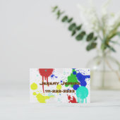 ペンキは子供のテレホンカードをはねかけます コーリングカード (スタンド正面)