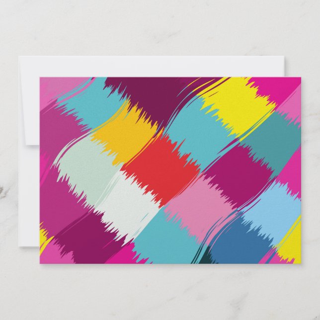 ペンキは抽象デザインをなでます (正面)