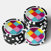 ペンキは抽象デザインをなでます ポーカーチップ (積み重ね)