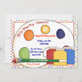 ペンキは招待状を供給します 招待状 (正面)