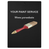 ペンキサービスカスタムのクリップボード クリップボード (裏面)