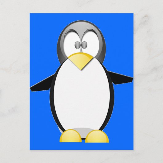 ペンキンを手に入れる ポストカード (正面)