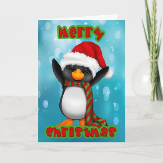 ペンキンクリスマスカード シーズンカード (正面)
