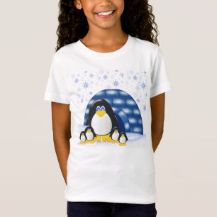 ペンキンパーティー女子ベビー人形(フィット) Tシャツ