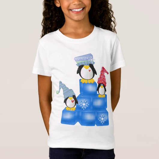 ペンキンパーティー女子ベビー人形（フィット） Tシャツ (正面)
