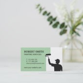 ペンキ師の絵画名刺 名刺 (スタンド正面)