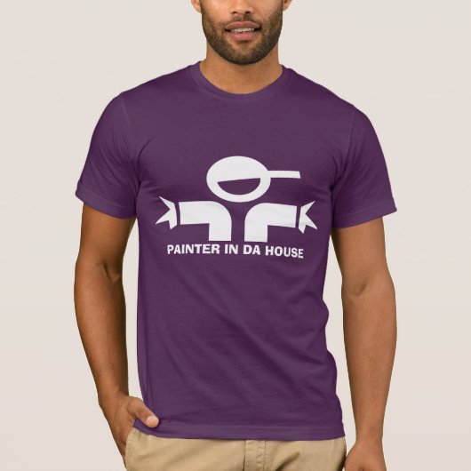 ペンキ職人のための名言Tシャツ Tシャツ (正面)