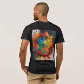 ペンキ飛沫 Tシャツ (裏面フル)