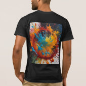 ペンキ飛沫 Tシャツ (裏面)