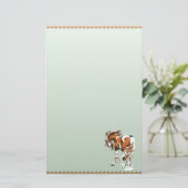 ペンキstationery_vertical.v2.が付いている演劇 便箋 (スタンド正面)