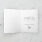 ペンギおもしろいンのクリスマス・グリーティ企業のング シーズンカード (内部)