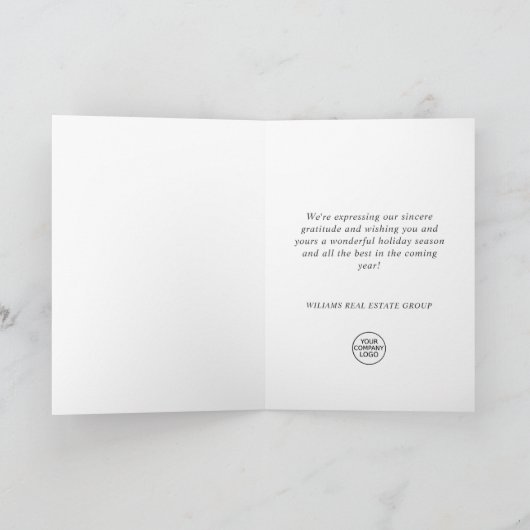 ペンギおもしろいンのクリスマス・グリーティ企業のング シーズンカード (内部)