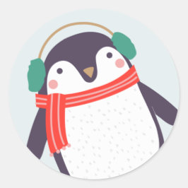 ペンギすてきン ラウンドシール