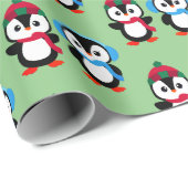 ペンギウムスクリスマスホリデースピリット ラッピングペーパー (ロールコーナー)