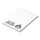 ペンギカスタムンナース付き介護ノートおもしろいパッド ノートパッド (回転)